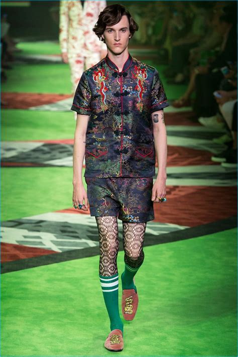 modello uomo gucci|gucci men's runway.